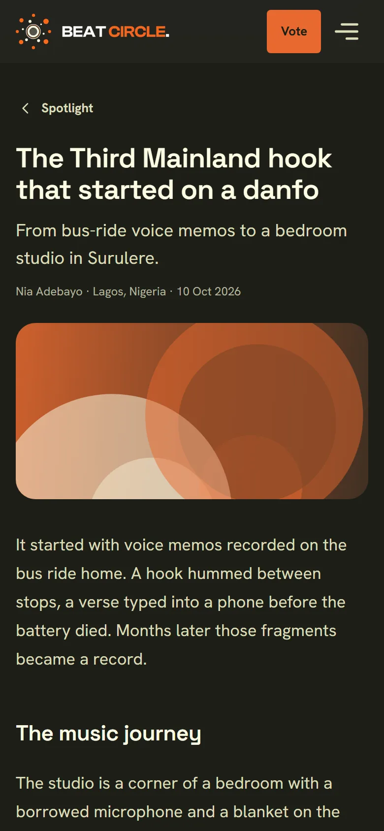 Spotlight: The stories behind the music